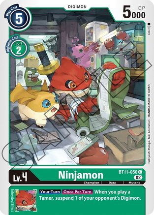 Image of Ninjamon [BT11-050] [Dimensional Phase]