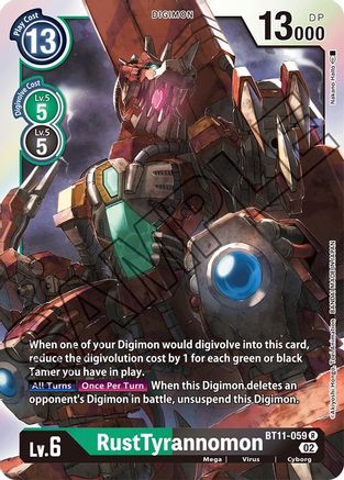 Image of RustTyrannomon [BT11-059] [Dimensional Phase]