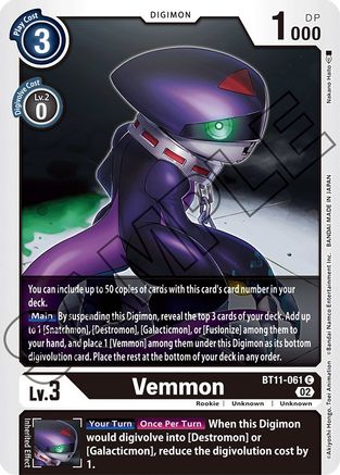 Image of Vemmon [BT11-061] [Dimensional Phase]