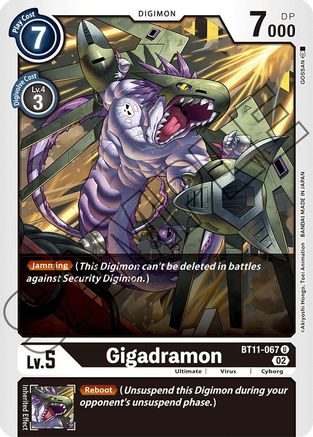 Image of Gigadramon [BT11-067] [Dimensional Phase]