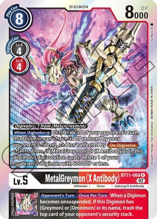 Image of MetalGreymon (X Antibody) [BT11-069] [Dimensional Phase]