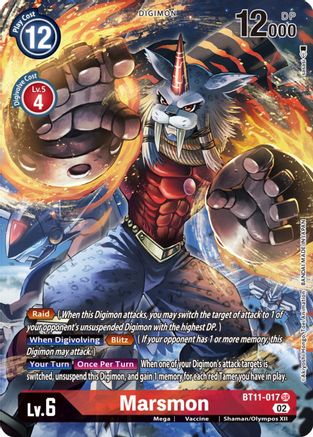 Image of Marsmon [BT11-017] (Alternate Art) [Dimensional Phase]