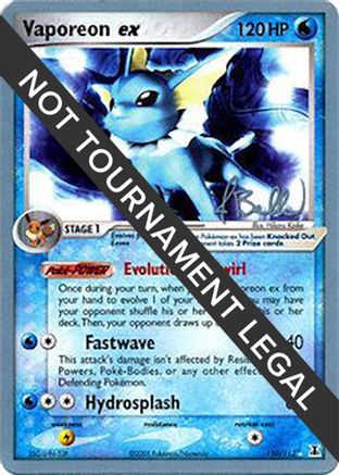 Image of Vaporeon ex (110/113) (Eeveelutions - Jimmy Ballard) [World Championships 2006]