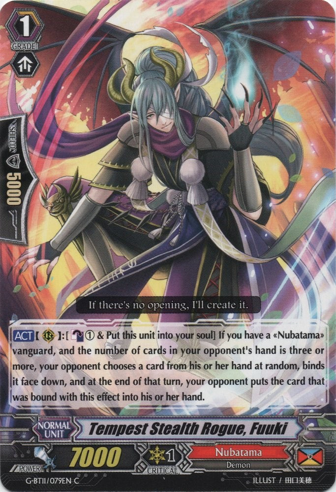 Image of Tempest Stealth Rogue, Fuuki (G-BT11/079EN) [Demonic Advent]