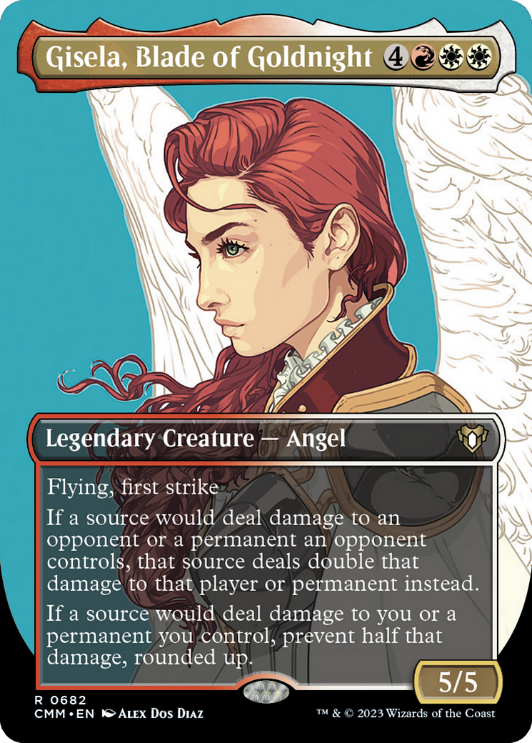 Image of Gisela, Blade of Goldnight (Borderless Profile) [Commander Masters]