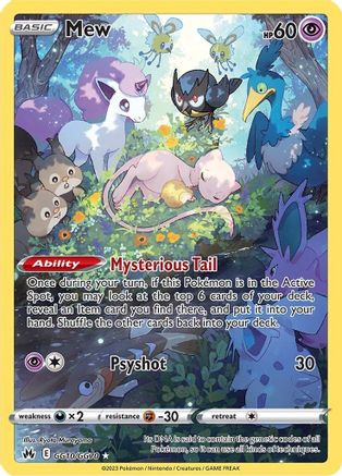 Image of Mew (GG10/GG70) [Sword & Shield: Crown Zenith]
