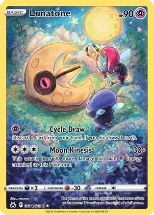 Image of Lunatone (GG11/GG70) [Sword & Shield: Crown Zenith]