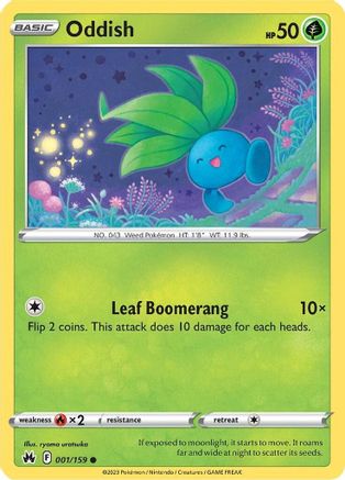 Image of Oddish (001/159) [Sword & Shield: Crown Zenith]