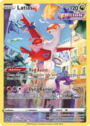 Image of Latias (GG20/GG70) [Sword & Shield: Crown Zenith]