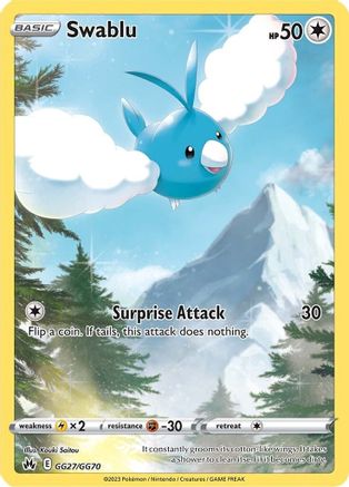 Image of Swablu (GG27/GG70) [Sword & Shield: Crown Zenith]