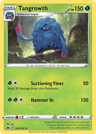 Image of Tangrowth (005/159) [Sword & Shield: Crown Zenith]