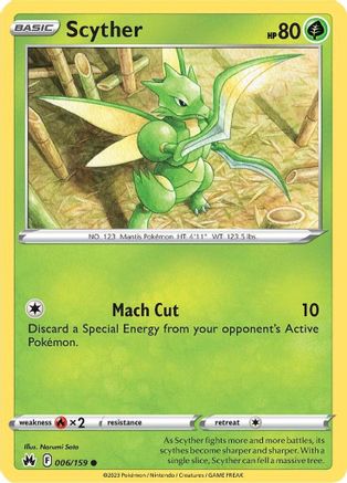 Image of Scyther (006/159) [Sword & Shield: Crown Zenith]