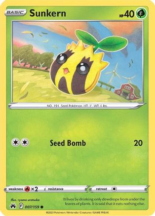 Image of Sunkern (007/159) [Sword & Shield: Crown Zenith]