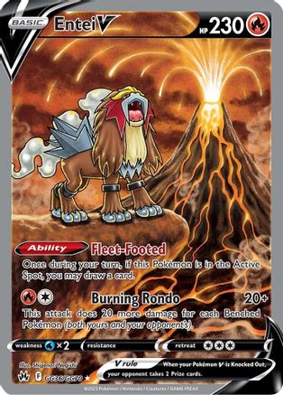 Image of Entei V (GG36/GG70) [Sword & Shield: Crown Zenith]