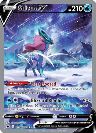 Image of Suicune V (GG38/GG70) [Sword & Shield: Crown Zenith]