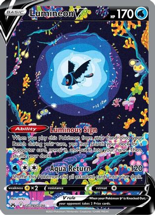 Image of Lumineon V (GG39/GG70) [Sword & Shield: Crown Zenith]