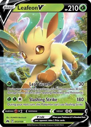 Image of Leafeon V (013/159) [Sword & Shield: Crown Zenith]