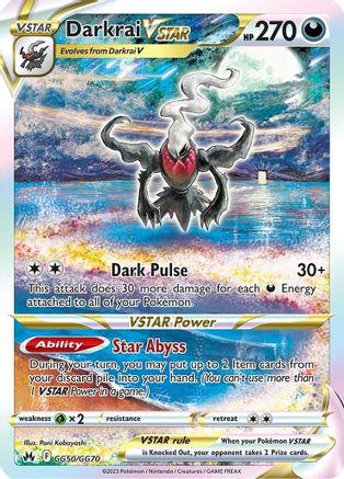 Image of Darkrai VSTAR (GG50/GG70) [Sword & Shield: Crown Zenith]