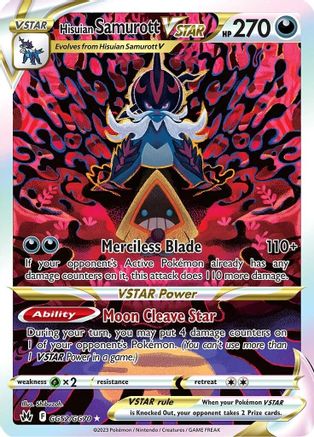 Image of Hisuian Samurott VSTAR (GG52/GG70) [Sword & Shield: Crown Zenith]