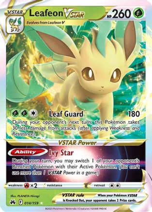 Image of Leafeon VSTAR (014/159) [Sword & Shield: Crown Zenith]