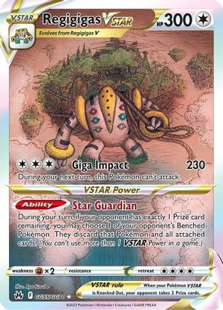 Image of Regigigas VSTAR (GG55/GG70) [Sword & Shield: Crown Zenith]