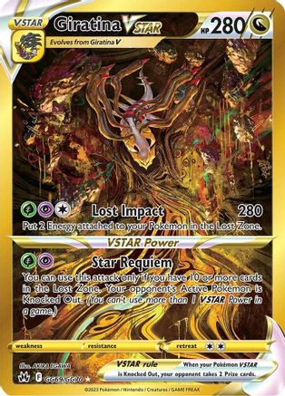 Image of Giratina VSTAR (GG69/GG70) (Secret) [Sword & Shield: Crown Zenith]