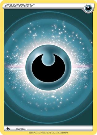 Image of Darkness Energy (158/159) (Texture Full Art) [Sword & Shield: Crown Zenith]