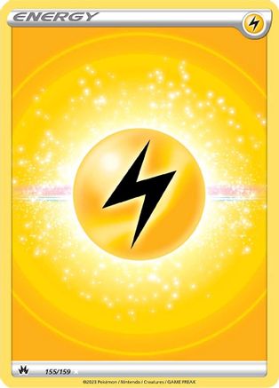 Image of Lightning Energy (155/159) (Texture Full Art) [Sword & Shield: Crown Zenith]
