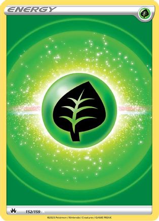 Image of Grass Energy (152/159) (Texture Full Art) [Sword & Shield: Crown Zenith]