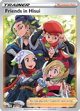 Image of Friends in Hisui (148/159) (Full Art) [Sword & Shield: Crown Zenith]