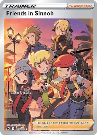 Image of Friends in Sinnoh (149/159) (Full Art) [Sword & Shield: Crown Zenith]