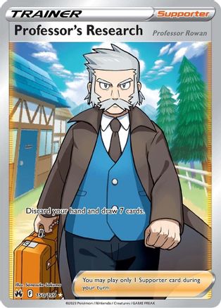 Image of Professor's Research (150/159) (Full Art) [Sword & Shield: Crown Zenith]