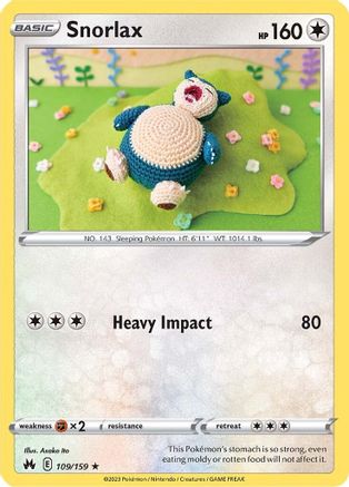 Image of Snorlax (109/159) [Sword & Shield: Crown Zenith]