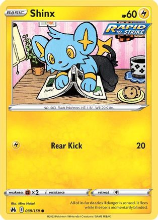 Image of Shinx (039/159) (39) [Sword & Shield: Crown Zenith]