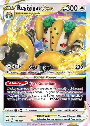 Image of Regigigas VSTAR (114/159) [Sword & Shield: Crown Zenith]