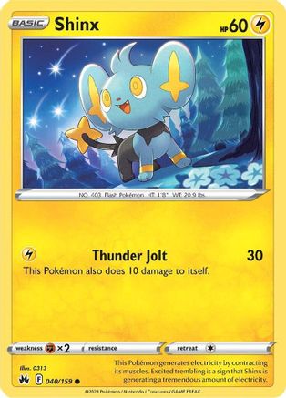 Image of Shinx (040/159) (40) [Sword & Shield: Crown Zenith]