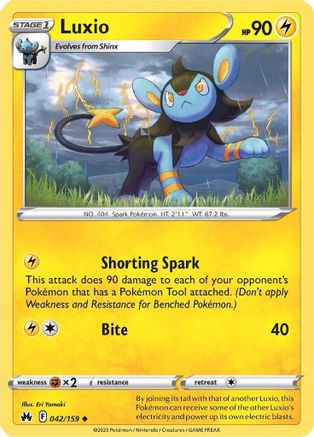 Image of Luxio (042/159) (42) [Sword & Shield: Crown Zenith]