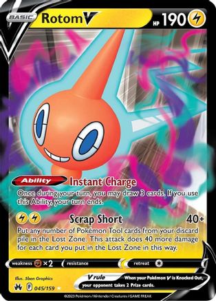 Image of Rotom V (045/159) [Sword & Shield: Crown Zenith]