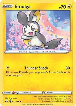 Image of Emolga (047/159) [Sword & Shield: Crown Zenith]
