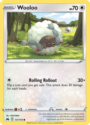 Image of Wooloo (121/159) [Sword & Shield: Crown Zenith]