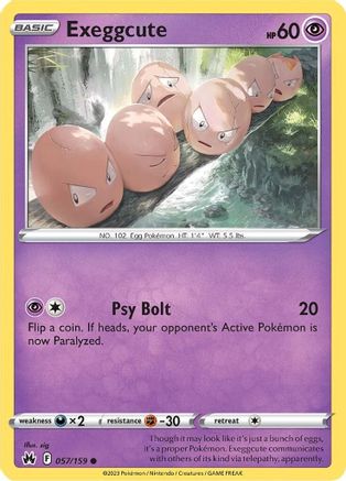 Image of Exeggcute (057/159) [Sword & Shield: Crown Zenith]