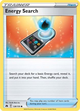 Image of Energy Search (128/159) [Sword & Shield: Crown Zenith]
