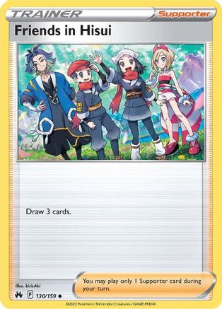 Image of Friends in Hisui (130/159) [Sword & Shield: Crown Zenith]