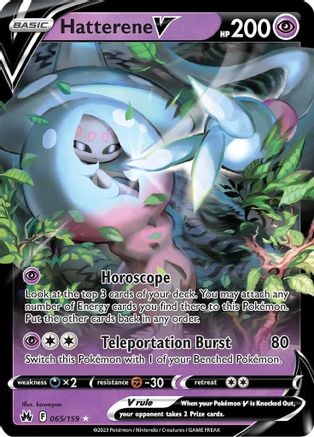 Image of Hatterene V (065/159) [Sword & Shield: Crown Zenith]