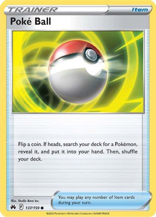 Image of Poke Ball (137/159) [Sword & Shield: Crown Zenith]