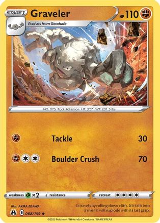 Image of Graveler (068/159) [Sword & Shield: Crown Zenith]