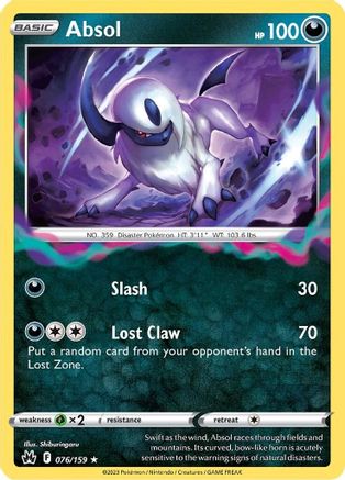 Image of Absol (076/159) [Sword & Shield: Crown Zenith]