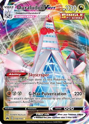 Image of Duraludon VMAX (104/159) [Sword & Shield: Crown Zenith]