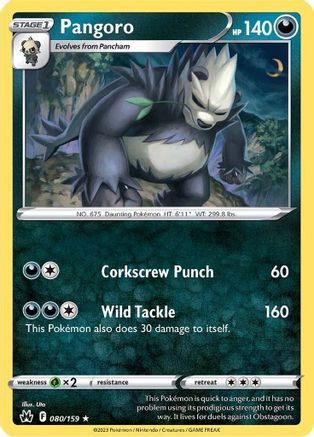 Image of Pangoro (080/159) [Sword & Shield: Crown Zenith]
