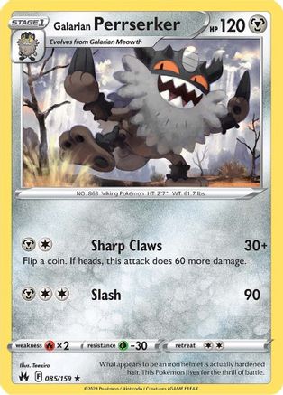 Image of Galarian Perrserker (085/159) [Sword & Shield: Crown Zenith]